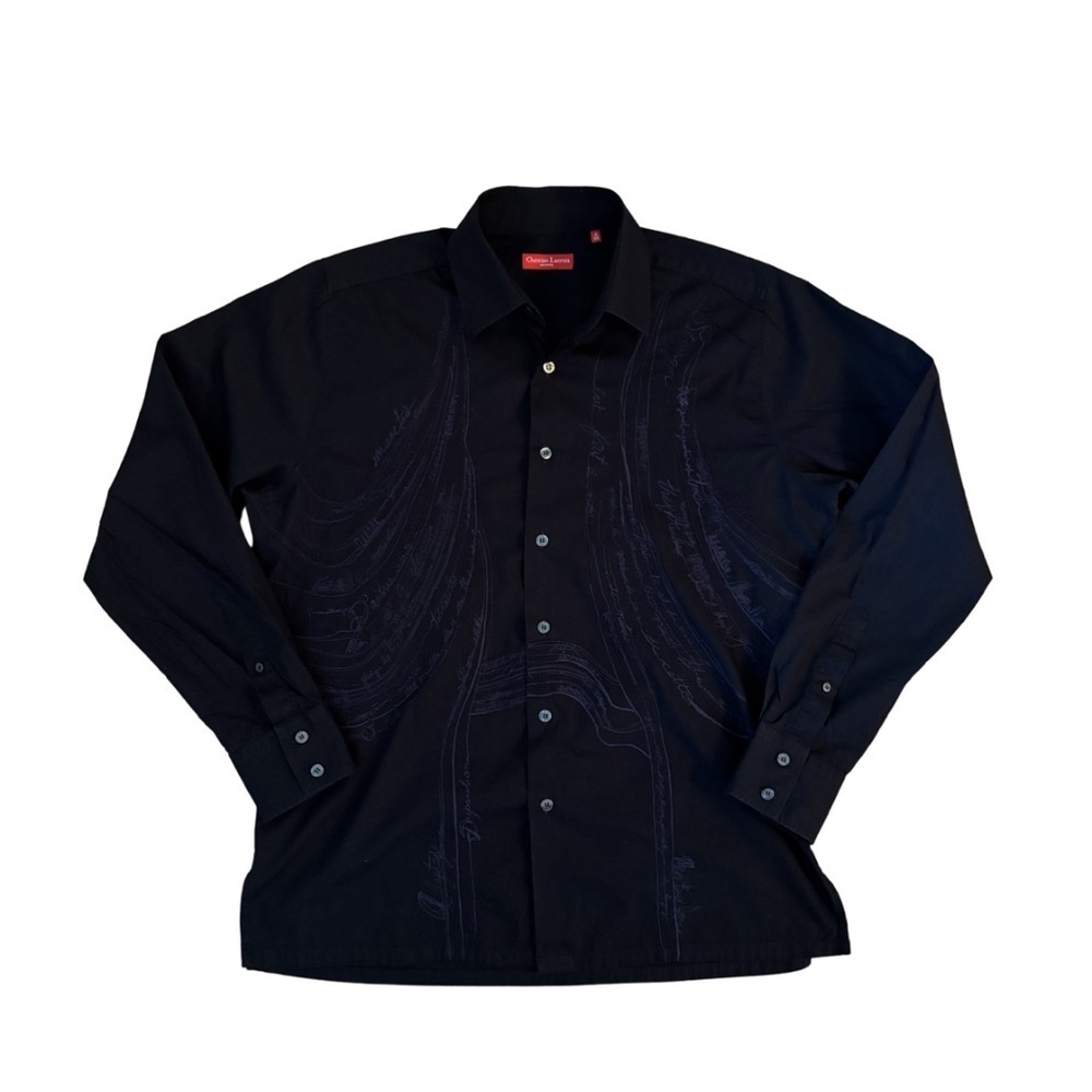 Christian Lacroix Homme Y2K Topstitch Men's Shirt